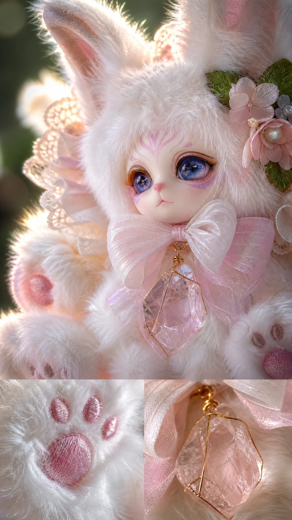 Expressive Eyes in the supplied FUYOU collection detail study